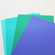 Transparentpapier Mix Blau, Grn, Trkis 10 Blatt DIN A5