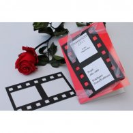 Bastelset -Film- Karte rot