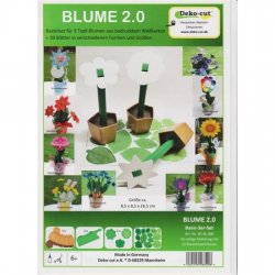 Blume 2.0 Basis-3er Set mit Bastelheft/Anleitung