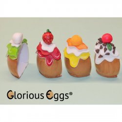 DC Glorious Eggs Wanduhr - Cupcake-Mania - 