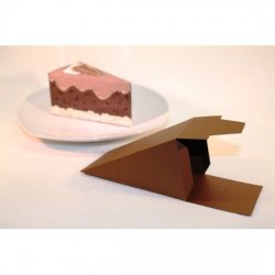 Deko-cut Faltschachtel Torte schoko 12er Set