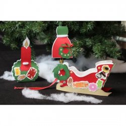 Deko-cut Groes Bastelset -X-Mas Lebkuchen&Co-