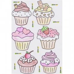 Schrumpffolie Bastelset -Cupcakes-