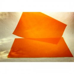 Transparentpapier uni orange DinA5 10er Set